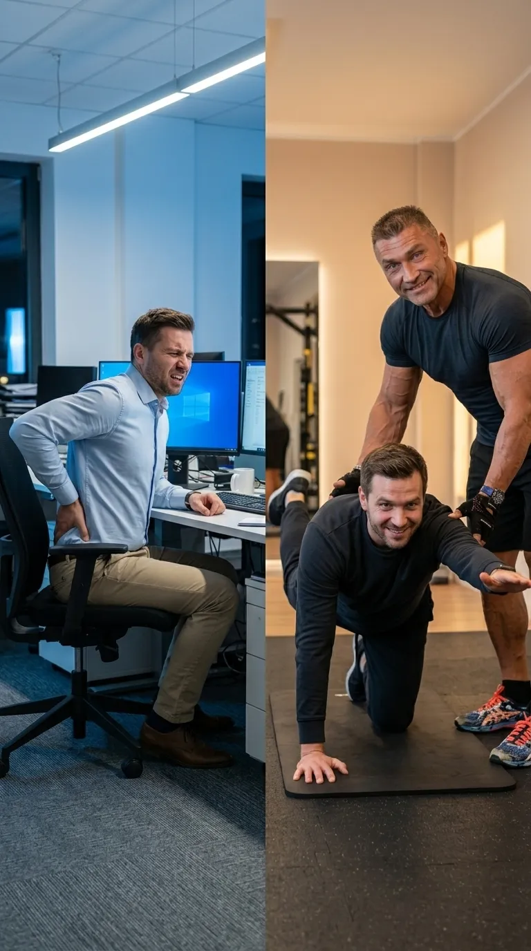 Ból pleców a praca biurowa (IT/Korpo). Czy trening siłowy to jedyne wyjście?