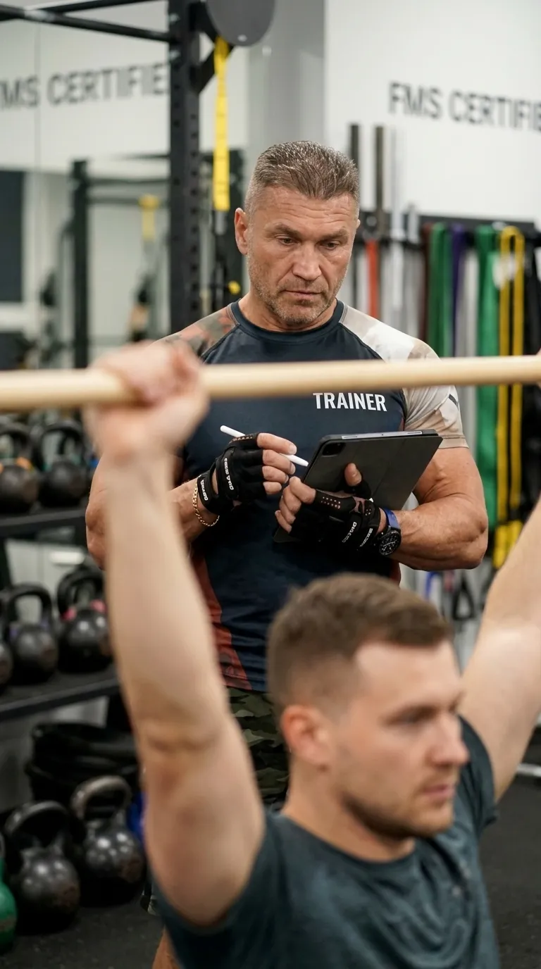 Ocena funkcjonalna postawy przed rozpoczęciem treningów siłowych