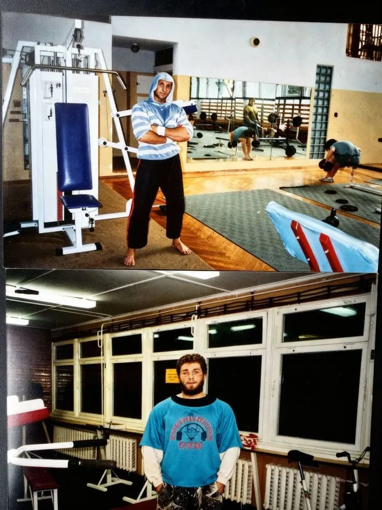 Krzysztof Dragon w młodości