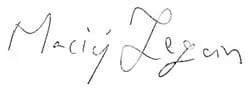 Podpis Maciej Zegan